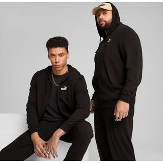 Men&#39;s Puma Essentials No. 1 Logo Full-Zip Hoodie, Black, Size S, Clothing - Black - S