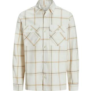 Craymond Spring Check Overshirt, Cloud Dancer, M