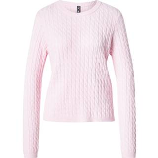 Pieces - Pcfia Ls Cable Knit - Striktrøjer og cardigans til kvinder - Roseate Spoonbill - S