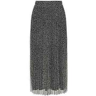 Only Leopard Tryk Plisse Midi NederdeleEU 36 (UK 8)