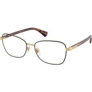 Ralph Lauren Kvinde RA6062 9443 Optiske stel Metal Sort Transparent Firkantet Normal