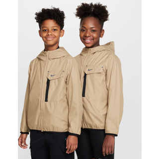 Nike Sportswear City Utility-jakke til større børn - brun - XS
