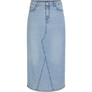 Midi Denimnederdel