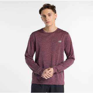 New Balance Running Athletics Run Long Sleeve T-Shirt Faded Plum
