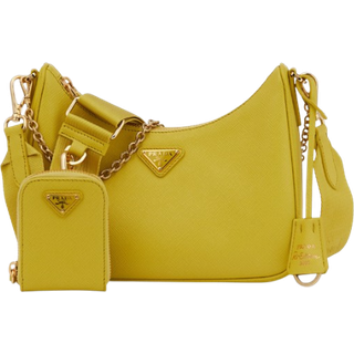 Prada Re-Edition 2005 Small leather shoulder bag - green - One Size
