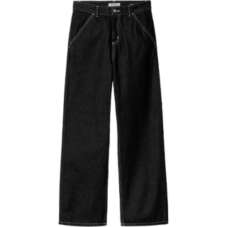 W' Simple Bukser, Black (Rinsed), 24