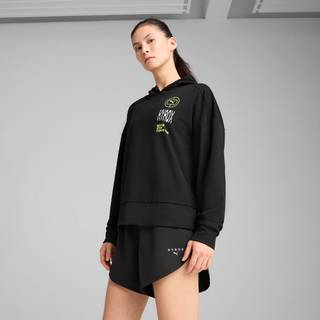 Women&#39;s Puma x HYROX CLOUDSPUN Hoodie, Black, Size 3XL, Clothing - Black - 3XL