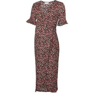 MamaLicious Patrizia tess midi kjole - BLACK