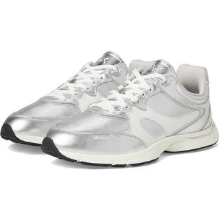 MK Riley Metallic Leather Trainer - Silver - Michael Kors - EU 36