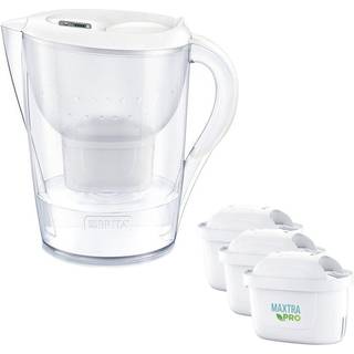 BRITA Marella XL 3,5 L startpakke + 3 Maxtra PRO filtre (hvid)
