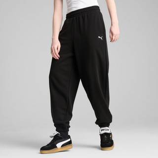Women&#39;s Puma WARDROBE Essentials Relaxed Sweatpants, Black, Size S, Women - Black - S