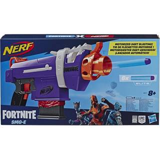 Nerf Fortnite SMG-E Blaster - Motoriseret dartaffyring - 6-dart magasin og darts