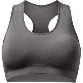SEAMLESS BAMBOO BRALETTE - Dark Grey / XL/2XL / 1-Pack