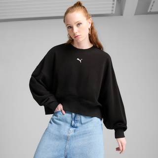 Sweatshirt Puma Wardrobe Essentials Over-Oversized Crew PUMA Black S - PUMA Black - S