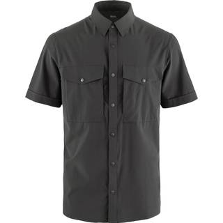 Fjällräven Abisko Trekking Shirt S/S Skjorte Herrer størrelse XXL farve grå
