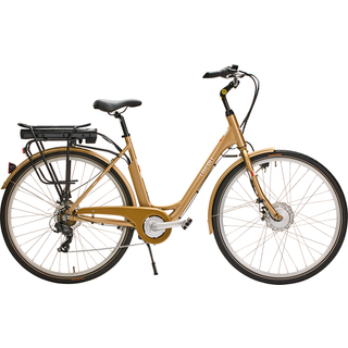SCO E-Modern dame elcykel 7 gear 28" 10,4AH 2025 - mokka (På lager i varehus)