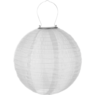 Hvid Solcelle Lanterne 20cm