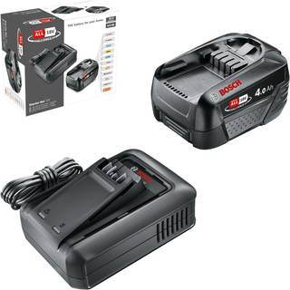 Bosch 18v startsæt grøn 4,0ah batteri & lader al18v-45 un3480
