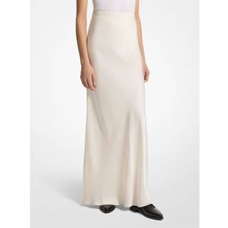 MK Satin Charmeuse Skirt - Natural - Michael Kors - EU 34