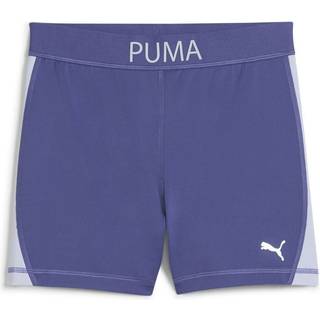 Women&#39;s Puma STRONG High-Waisted 4&#34; Short Tights, Blue, Size XS, Fitness - Blue Crystal - XS