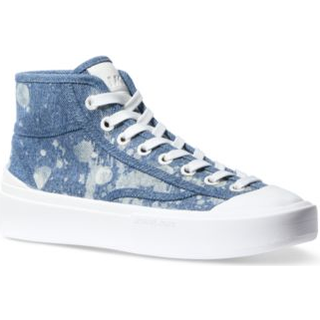 MK Jude Splattered Denim High-Top Trainers - Blue - Michael Kors - EU 41