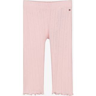 Tommy Hilfiger Tommy Hilfiger Pink 100% Cotton Essential Pointelle Leggings