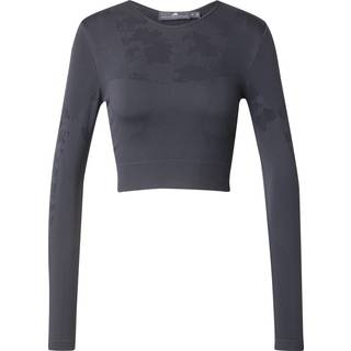 adidas by Stella McCartney TrueStrength Seamless Long Sleeve yogatop - Carbon - XL