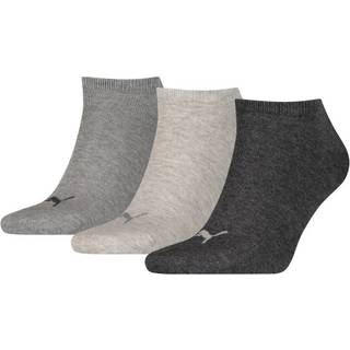 Puma 3-pak Sneaker Socks - Grey - Str 35/38