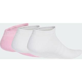 Cushioned Low-Cut sokker, 3 par - White / White / True Pink - 40-42