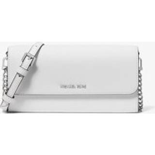 MK Jet Set Large Saffiano Leather 2-in-1 Convertible Crossbody Bag - White - Michael Kors - ONE SIZE