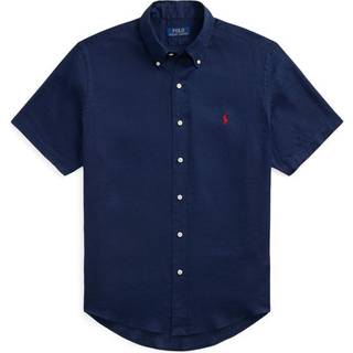 Polo Ralph Lauren Short Sleeve Linen Shirt Newport Navy