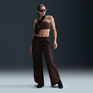 Nike -kollektionen-træningsbukser i twill med mellemhøj talje til kvinder - brun - XL (EU 48-50)