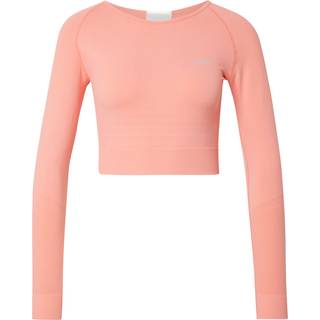 Define Seamless LS Crop Top Wmn Light Pink Peach