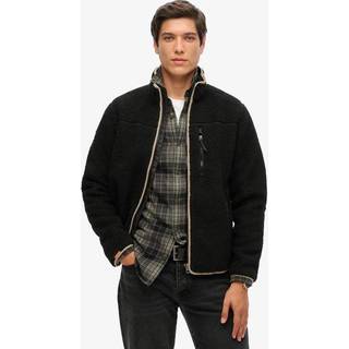 Superdry Superdry Black Outdoor Full Zip Relaxed Fleece