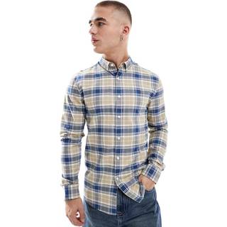 Farah Brewer Long Sleeve Shirt Beige