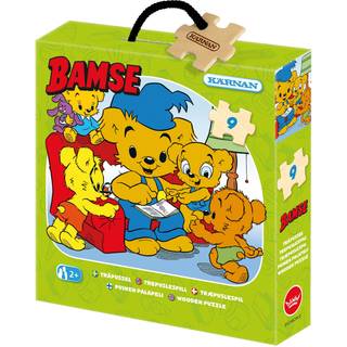 Bamse Verdens Stærkeste Bjørn Puslespil Læsning 9 Brikker