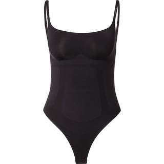 Shapewear Thong Bodysuit - Secure Sculpt - Black - L