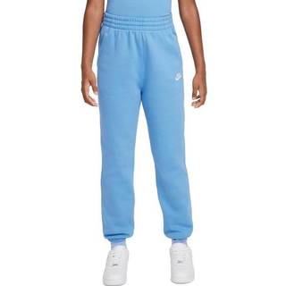 Løstsiddende Nike Sportswear Club Fleece-bukser til større børn - blå - XS