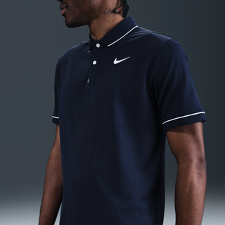 Nike Dri-Fit Victory+ Novelty Mens Obsidian White/White L Polo trøje