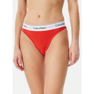 High Leg Tanga - Icon Cotton Modal - Red - S