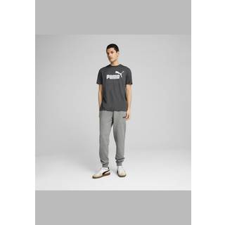 Men&#39;s Puma Essentials No. 1 Logo Sweatpants, Gray, Size XS, Clothing - Medium Gray Heather - XS