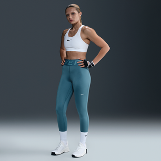 Nike Dri-FIT Sculpt Højtaljede Tights Str. XS til Løb - Blå Komfort og Støtte