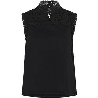 Cream Crlivy Sleeveless T-Shirt Bluser 10613703 Pitch Black (XLARGE)