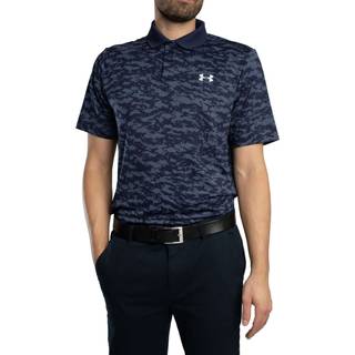 Under Armour Polo Matchplay med tryk, navy/grå