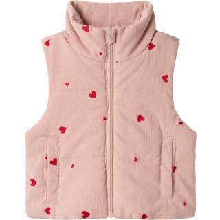 NAME IT Fløjl Vest Mimosa Pale Mauve