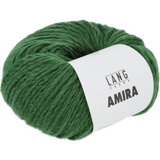 Lang Yarns Amira 0018 Materiale: 93% bomuld, 7% nylon Vægt/længde: 50 g = ca 100 meter Anbefalede pinde: 5.50-6.00 mm Strikkefasthed: 10 cm = 17 m Vask: Maskinvask, max 30°C / Må ikke tørretumbles.