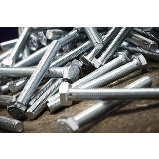NKT Fasteners stålskruer m/møtrik M6 x 60 mm 6 stk.