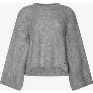 Noella Lyza SH Knit Light Grey Melange
