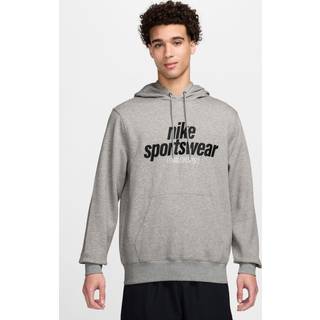 Nike Club-pullover-hættetrøje i fleece til mænd - grå - M
