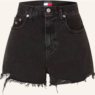 Relaxed Distressed Denim Shorts